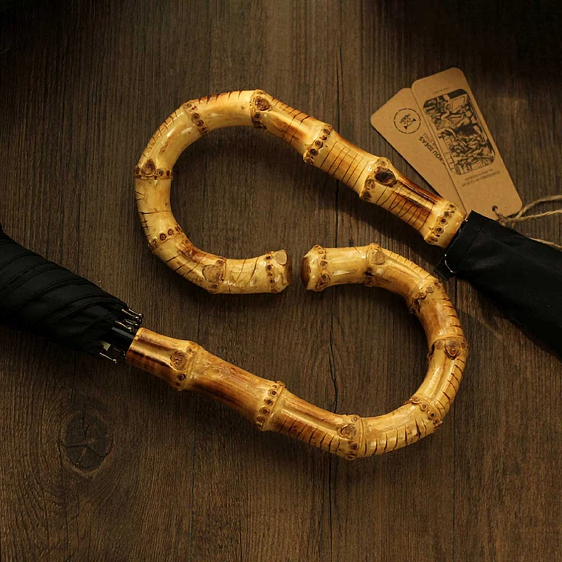 Bamboo Handle Umbrella - OL122
