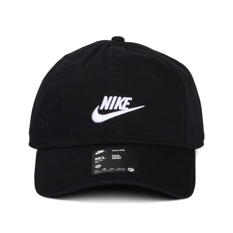 Casquette Non Structurée Délavé en Coton Sergé Délavé noir-blanc NIKE GOLF