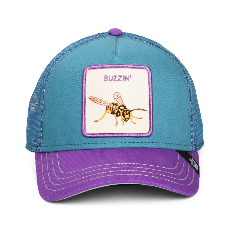 Casquette Trucker Buzzin Bug bleu sarcelle-violet GOORIN