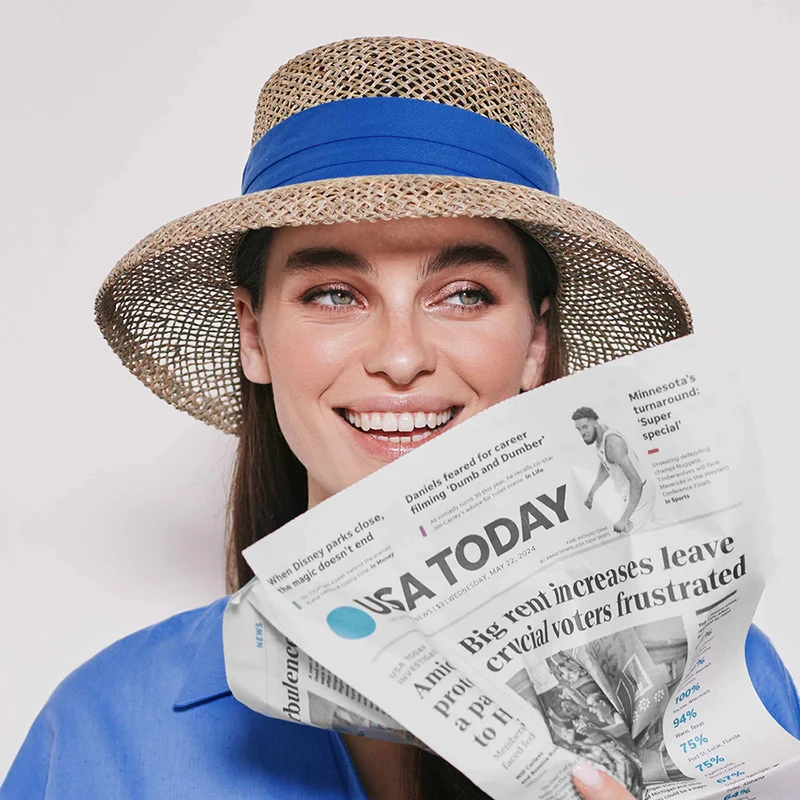 Chapeau Cloche en Jonc de Mer naturel-bleu SEEBERGER