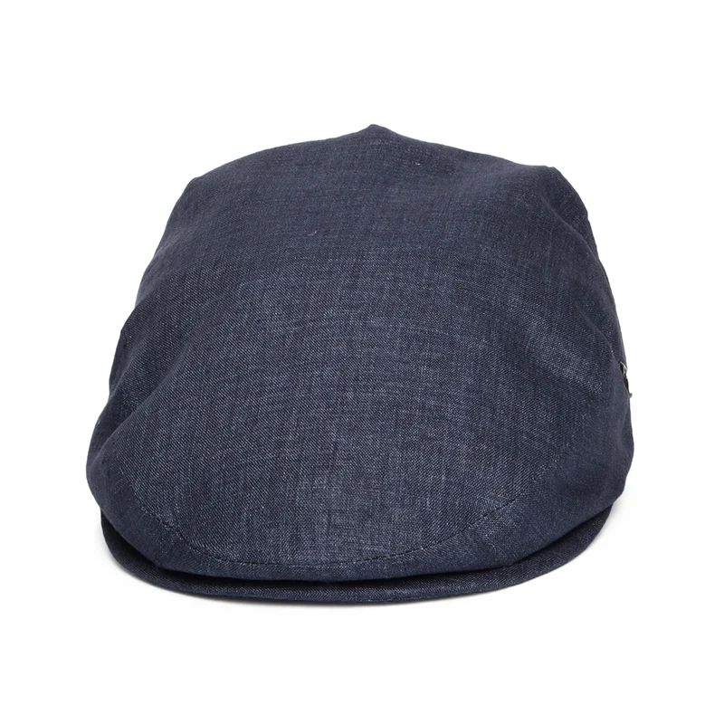 Casquette Plate en Lin Léger denim foncé CITY SPORT