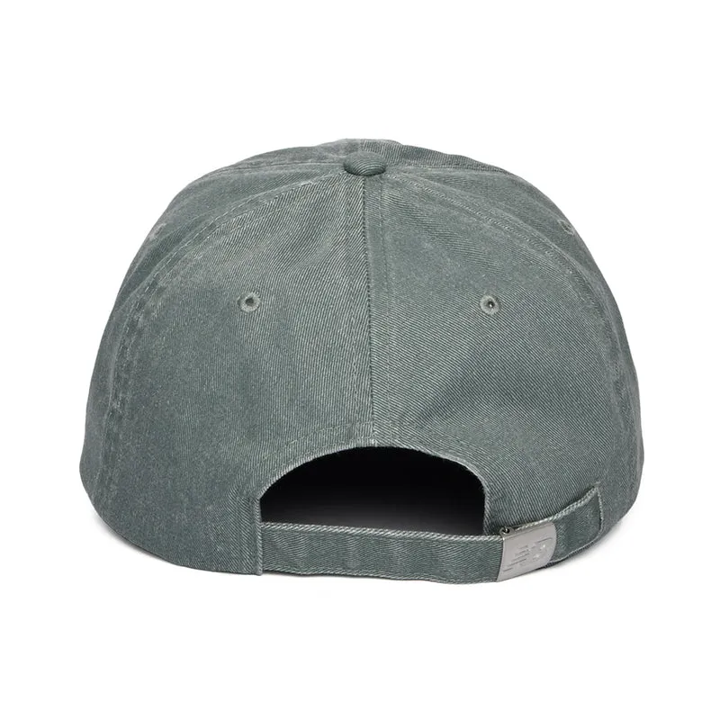 Casquette en Coton Sergé Délavé NB Athletics vert foncé NEW BALANCE