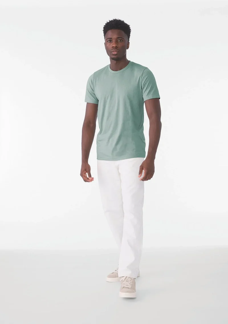 BE3001CVC - T-shirt homme col rond Heather