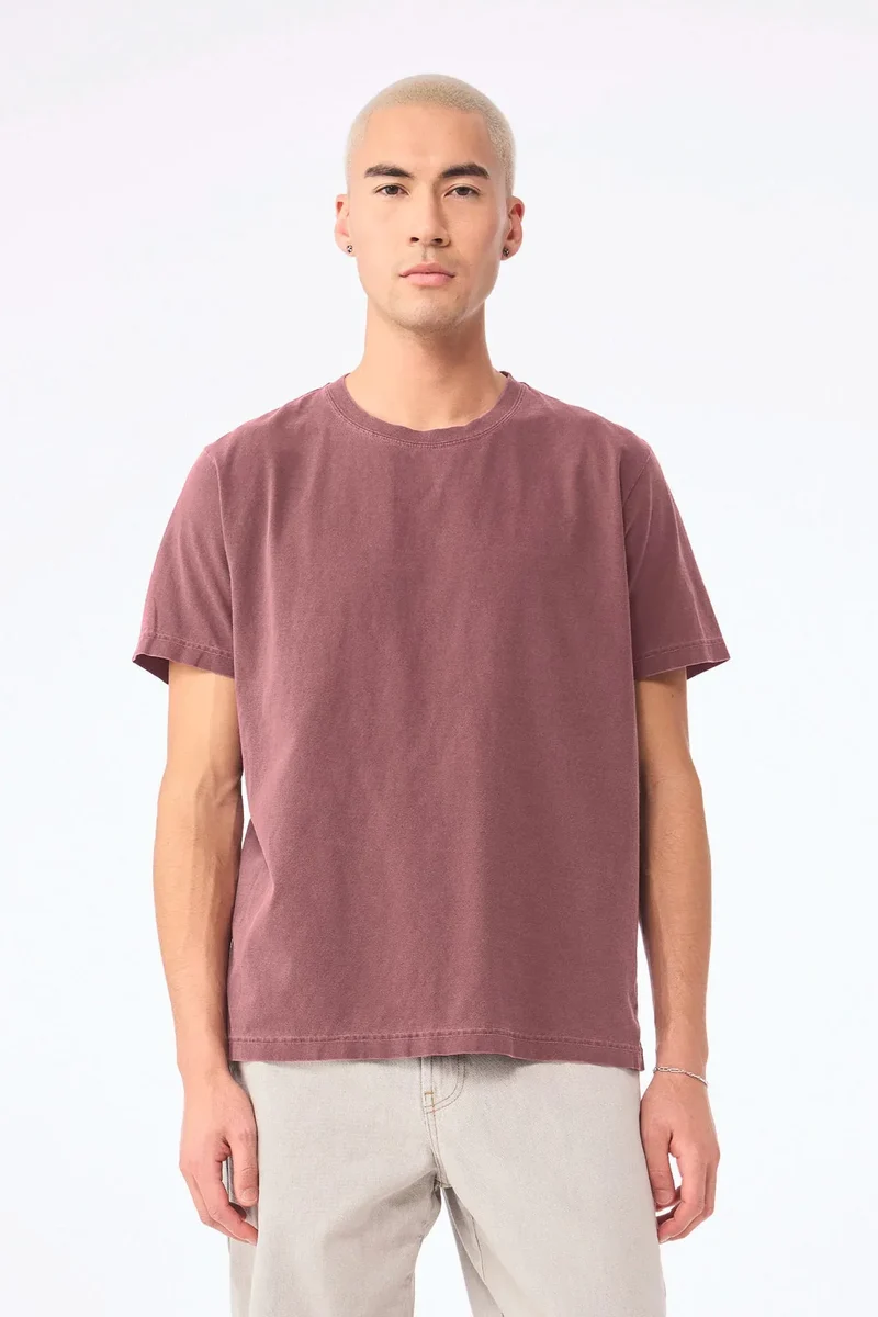 BE4810GD - T-shirt délavé épais unisexe