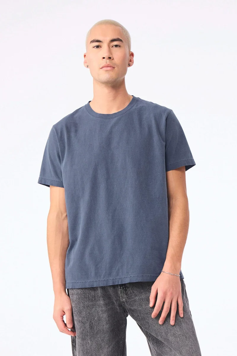 BE4810GD - T-shirt délavé épais unisexe