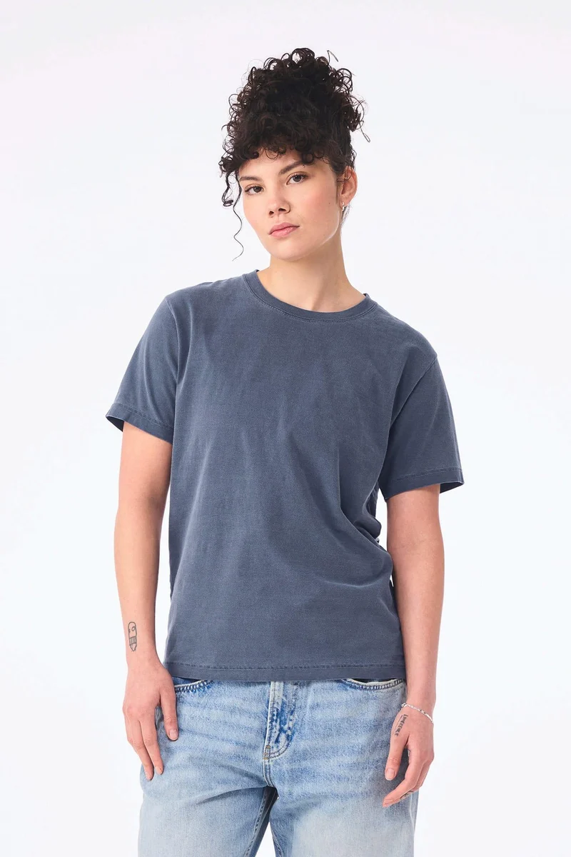 BE4810GD - T-shirt délavé épais unisexe