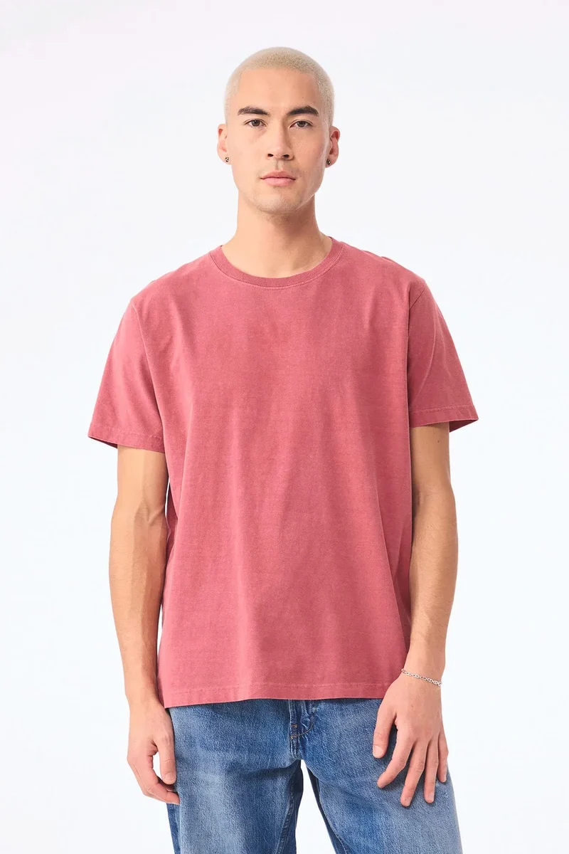 BE4810GD - T-shirt délavé épais unisexe