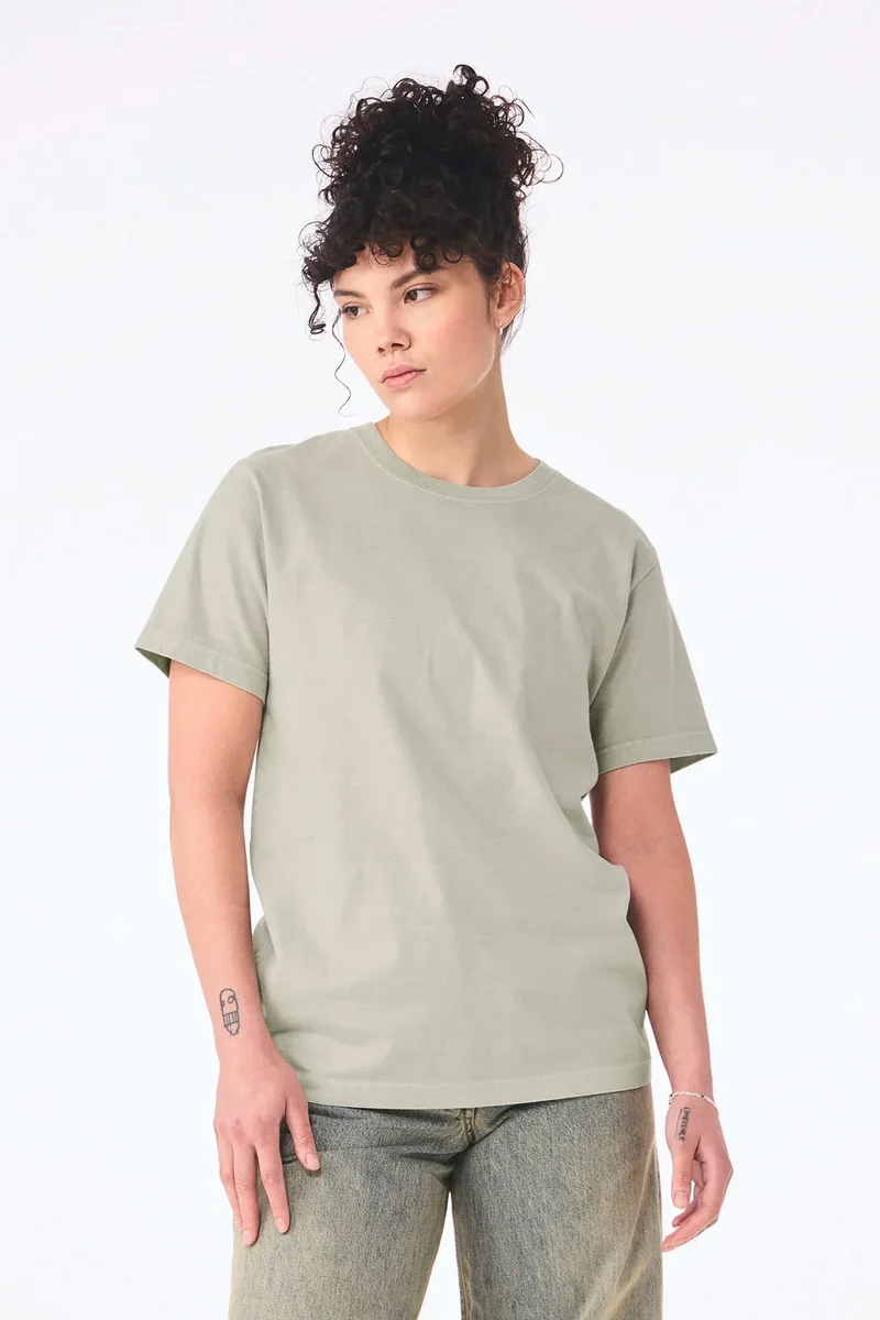 BE4810GD - T-shirt délavé épais unisexe