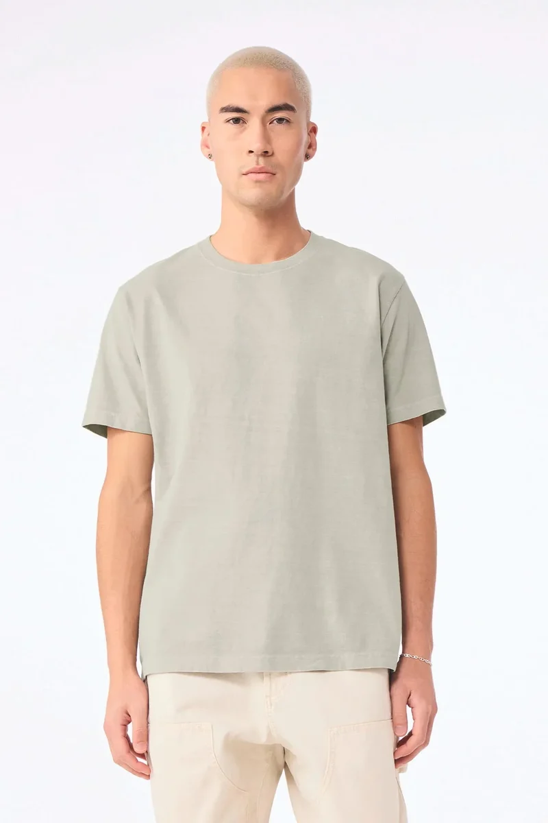 BE4810GD - T-shirt délavé épais unisexe