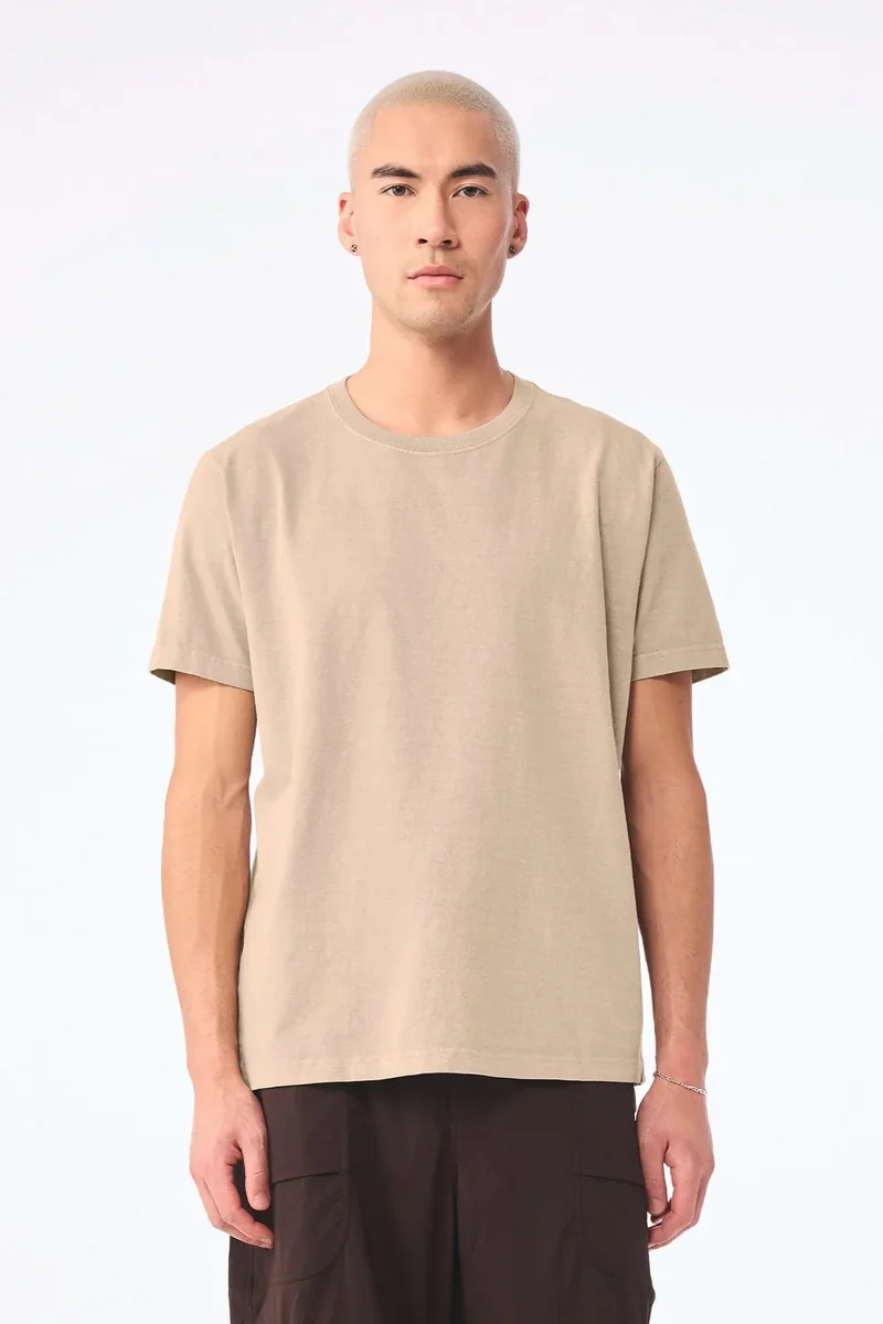 BE4810GD - T-shirt délavé épais unisexe