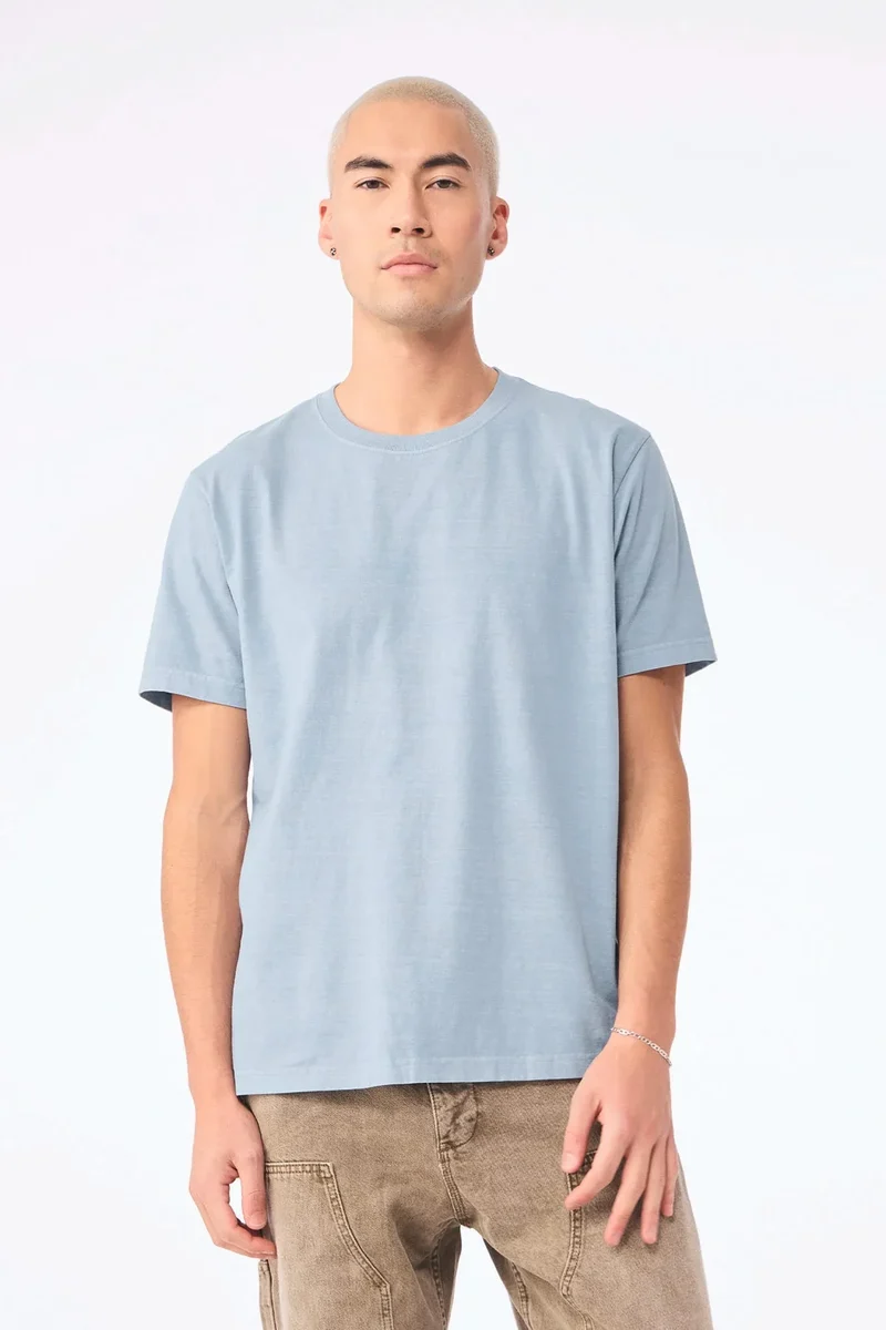 BE4810GD - T-shirt délavé épais unisexe