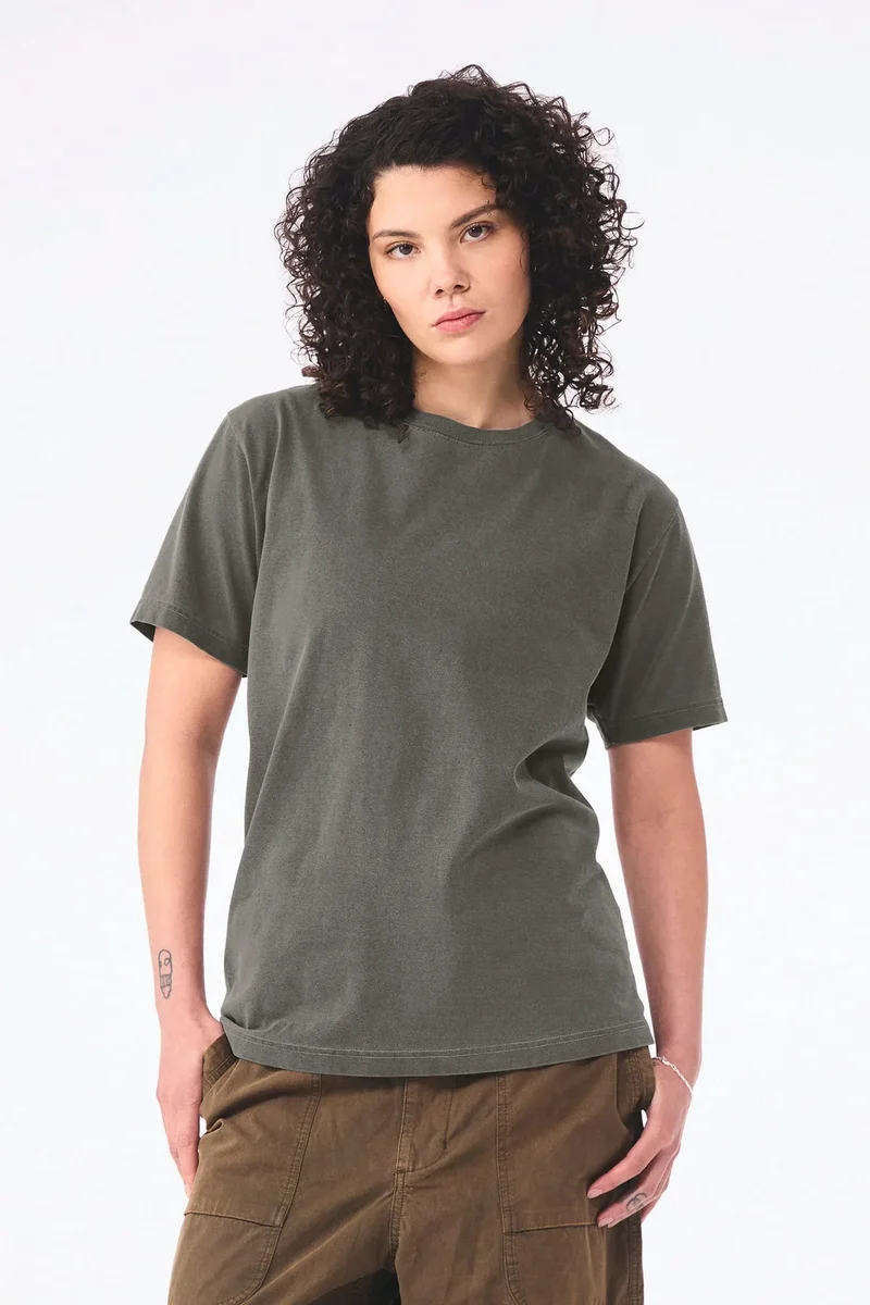 BE4810GD - T-shirt délavé épais unisexe