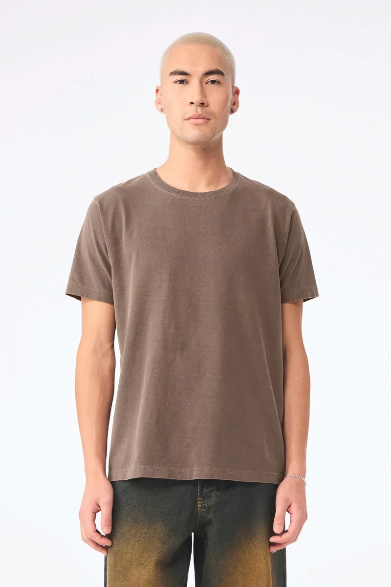 BE4810GD - T-shirt délavé épais unisexe