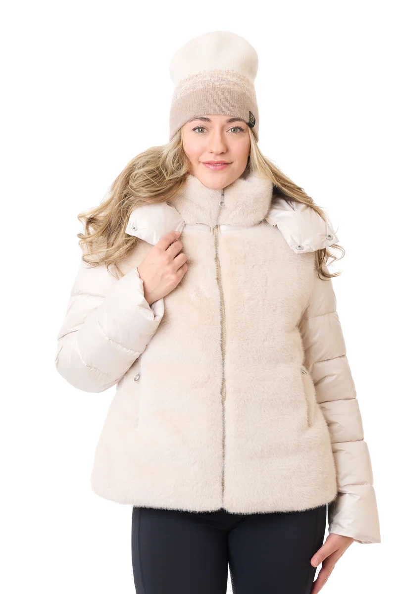 Stella faux fur jacket