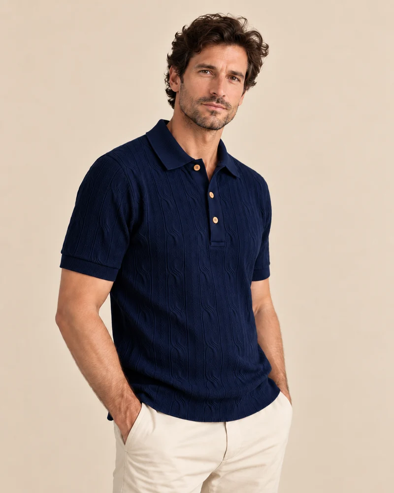 POLO TRICOT ARMAND | COTON BIO