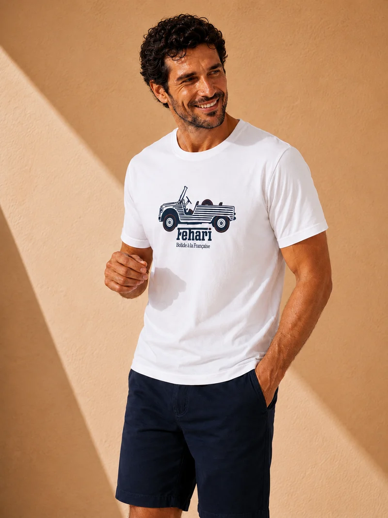 T-SHIRT MÉHARI BLANC | COTON BIO