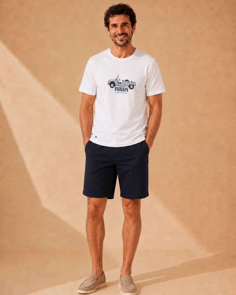T-SHIRT MÉHARI BLANC | COTON BIO