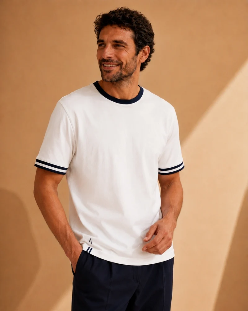 T-SHIRT ALBERT CRÈME | COTON BIO