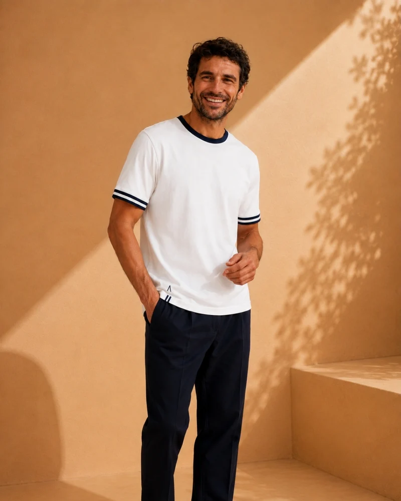 T-SHIRT ALBERT CRÈME | COTON BIO