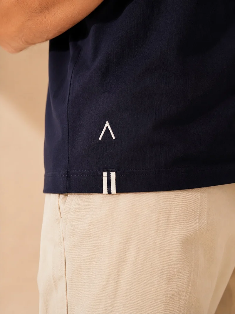 T-SHIRT ALBERT BLEU MARINE | COTON BIO