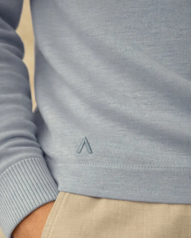 PULL GEORGES | BLEU CIEL | 100% COTON BIO