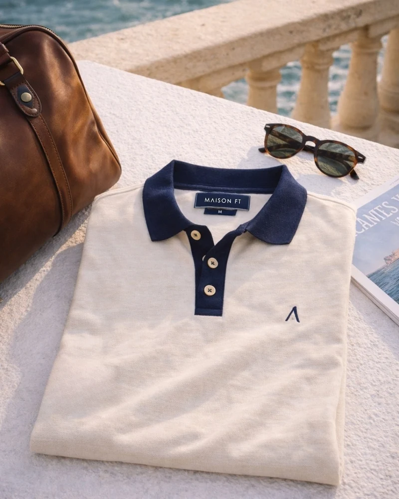 POLO RAYMOND CRÈME | COTON BIO