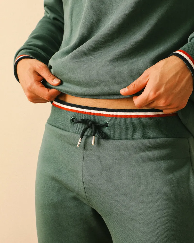 JOGGING MICHEL VERT | COTON BIO | SLIM FIT