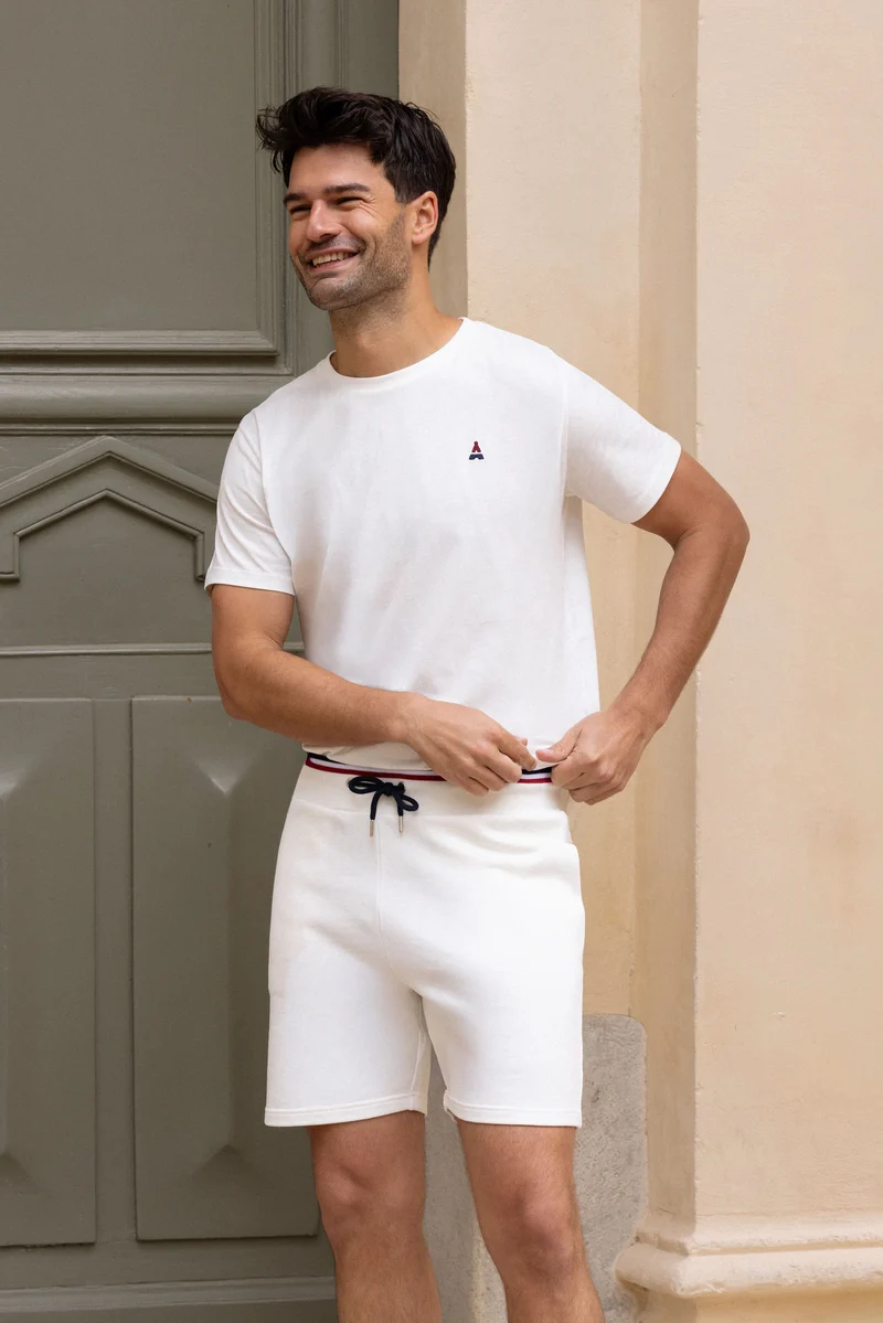 SHORT CRÈME CÉLÉSTIN | COTON BIO