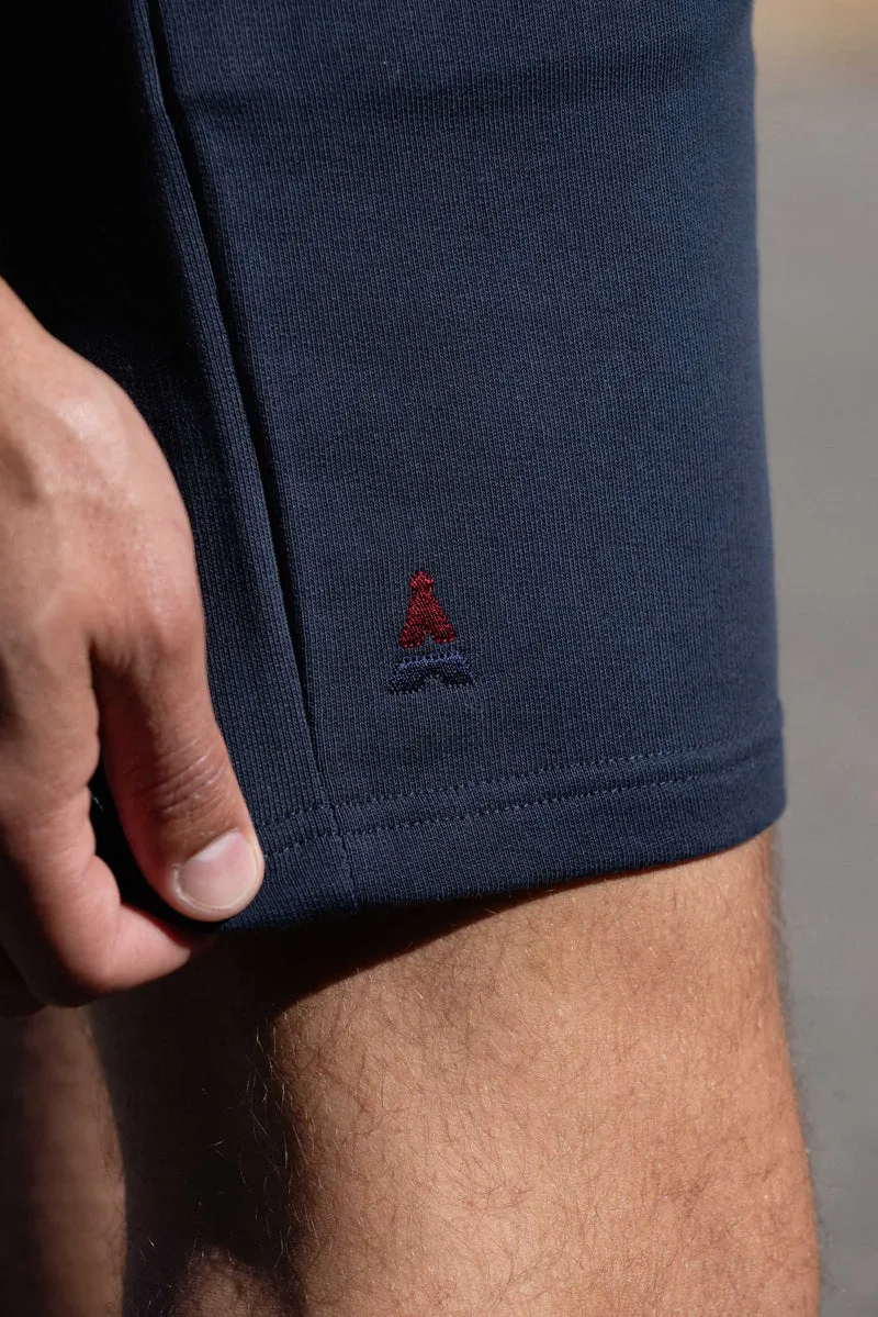SHORT BLEU MARINE CÉLÉSTIN | COTON BIO