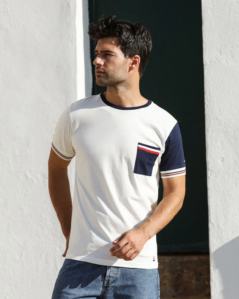 T-SHIRT ROCH | COTON BIO | SAINT JAMES X MAISON FT
