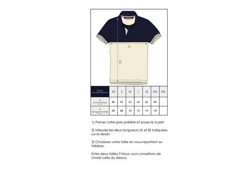 POLO TANCRÈDE | COTON BIO | SAINT JAMES x MAISON FT