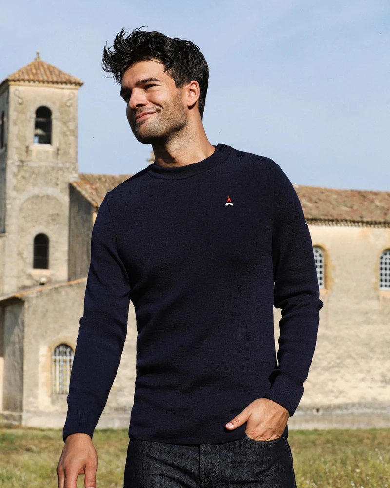 PULL PHILIBERT MADE IN FRANCE | LAINE MÉRINOS | MAISON FT X SAINT JAMES