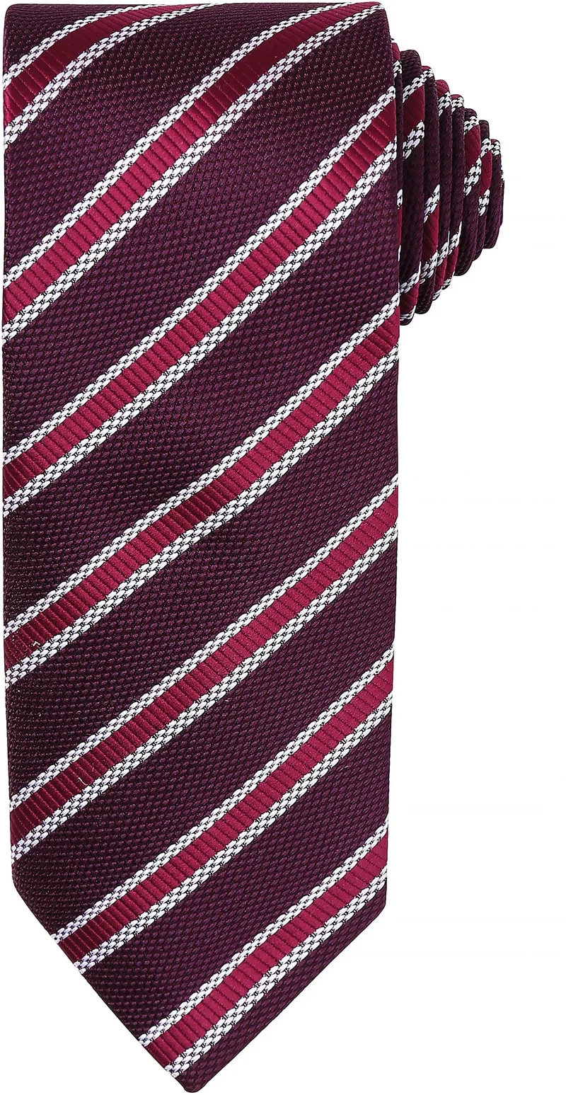 PR783 - Cravate rayée "Waffle"
