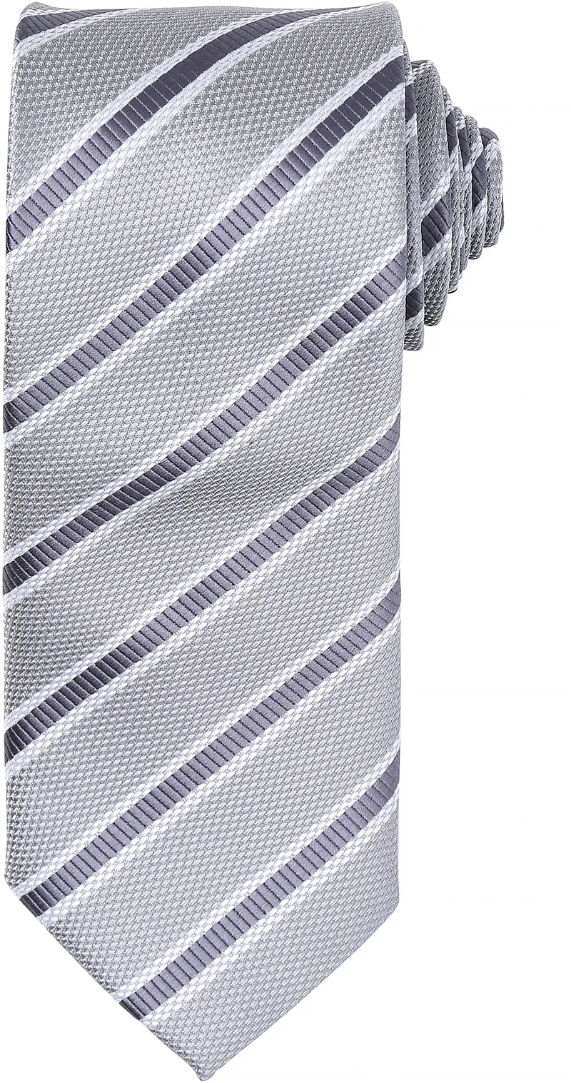 PR783 - Cravate rayée "Waffle"