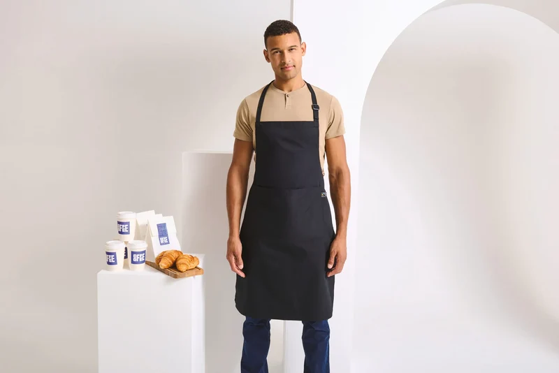 PR112 - Tablier à bavette "Fairtrade"