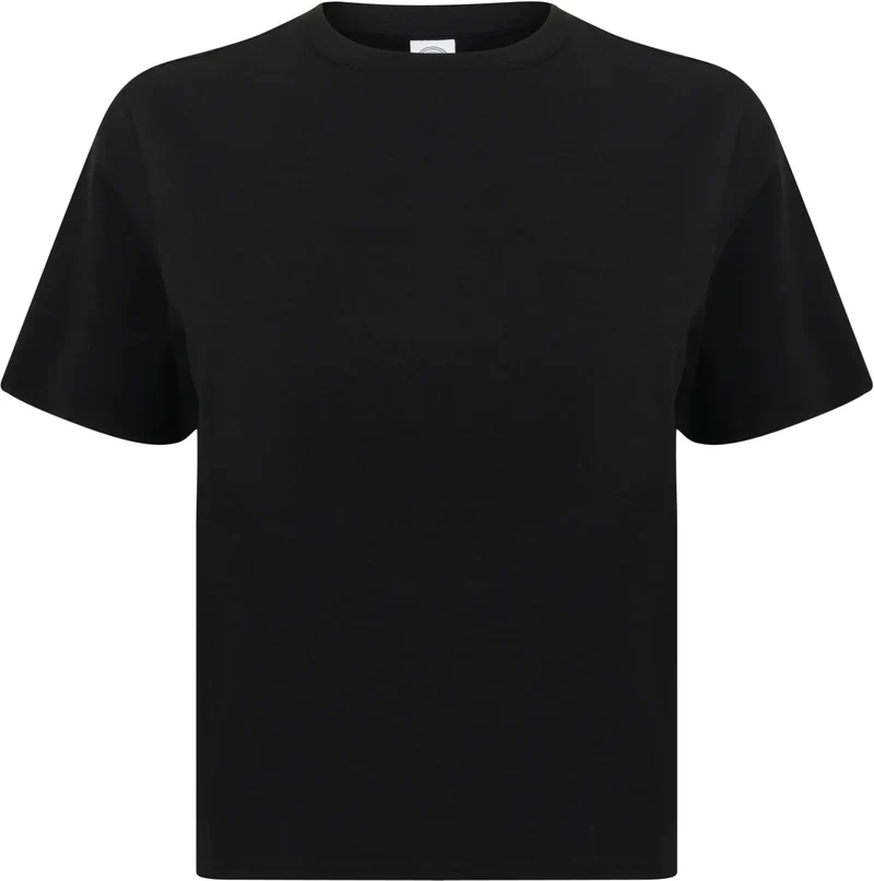 SK237 - T-shirt court coupe carrée femme