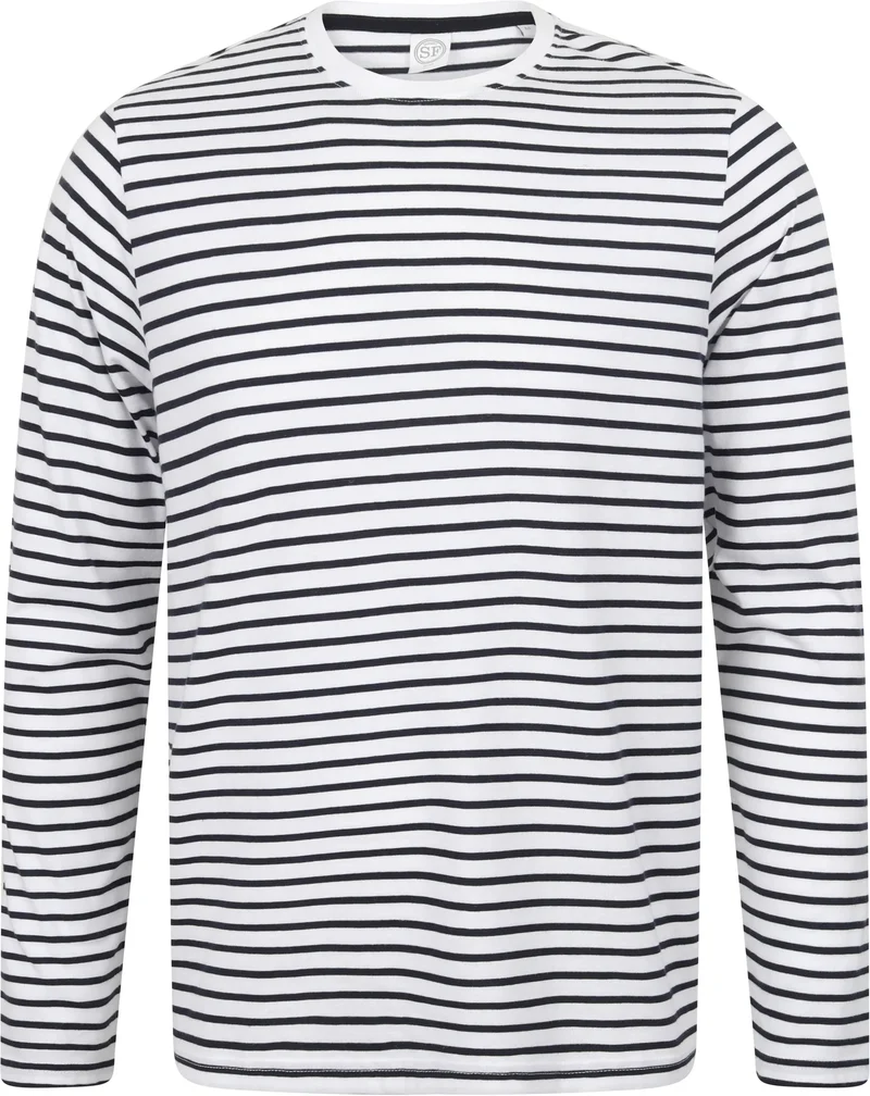 SFM204 - T-shirt rayé manches longues
