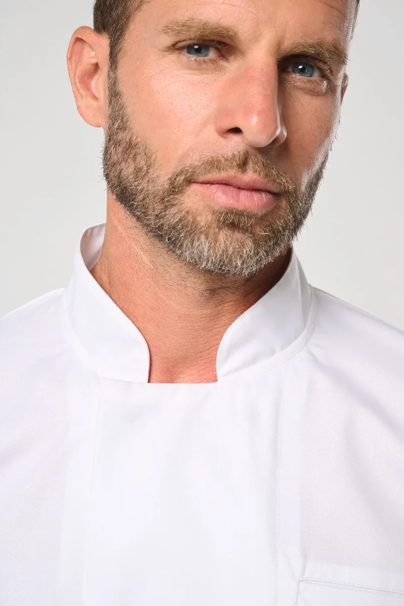 WK511 - Veste de cuisine écoresponsable et respirante manches longues unisexe