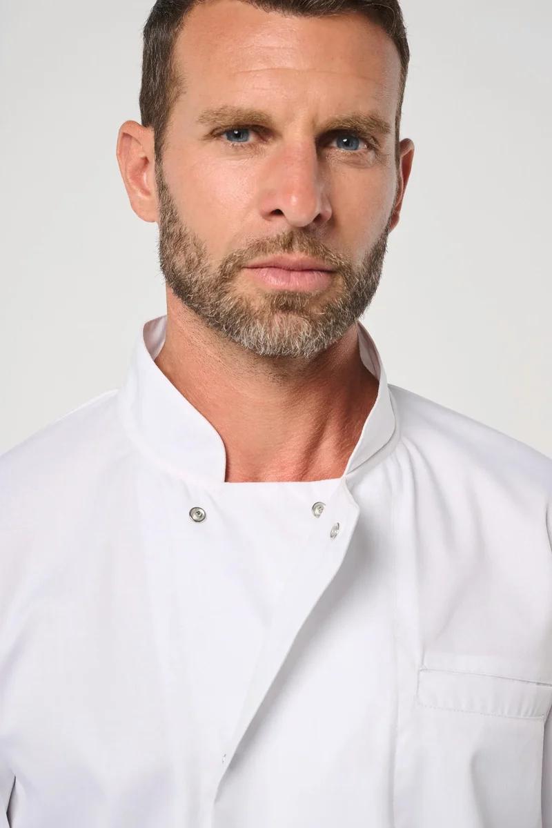 WK511 - Veste de cuisine écoresponsable et respirante manches longues unisexe