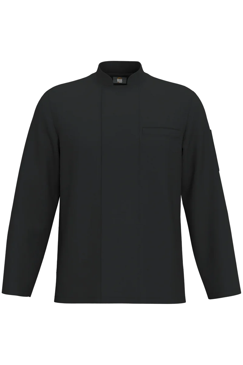 WK511 - Veste de cuisine écoresponsable et respirante manches longues unisexe