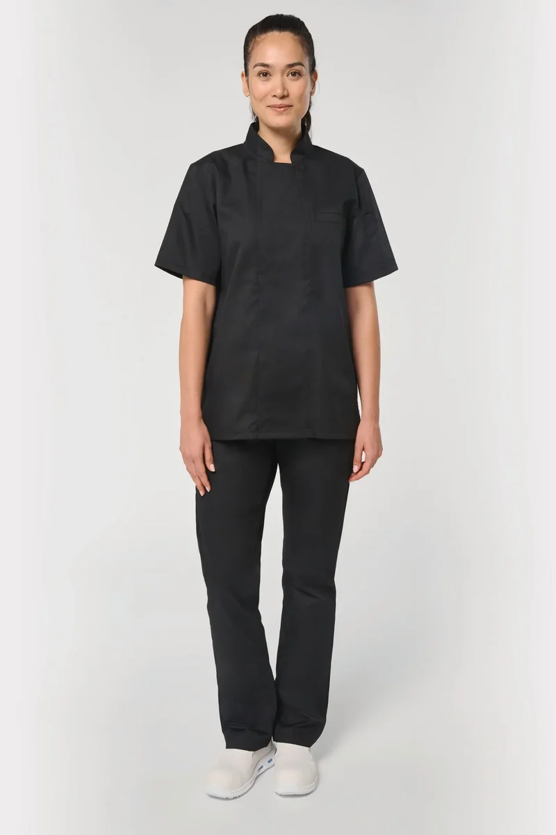 WK500 - Veste de cuisine écoresponsable manches courtes unisexe