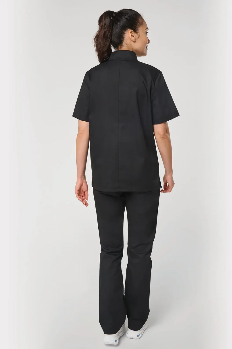 WK500 - Veste de cuisine écoresponsable manches courtes unisexe