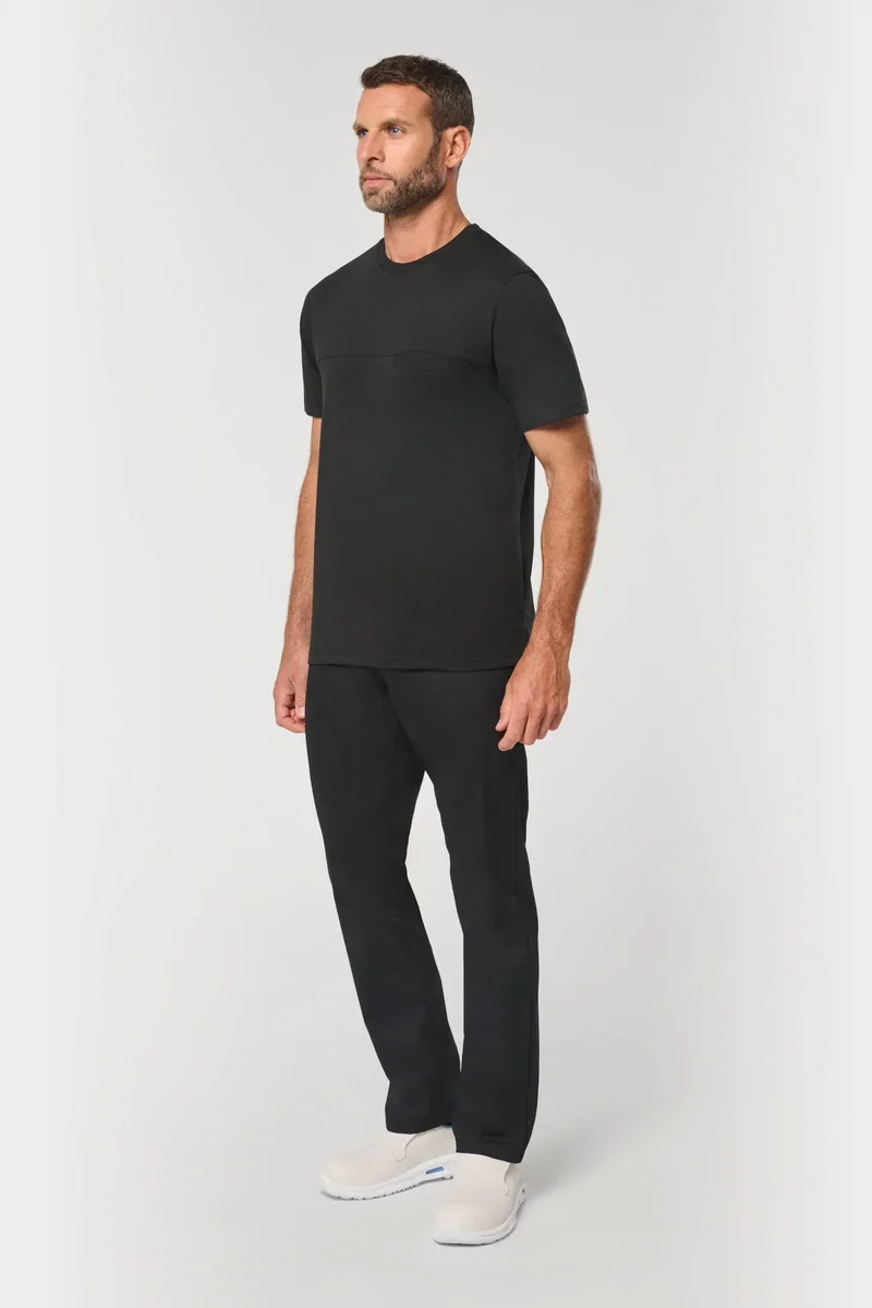 WK300 - T-shirt de cuisine respirant unisexe