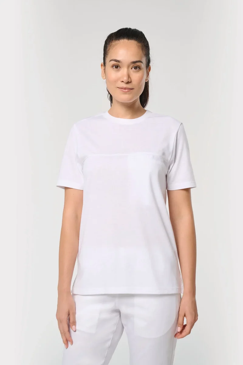WK300 - T-shirt de cuisine respirant unisexe