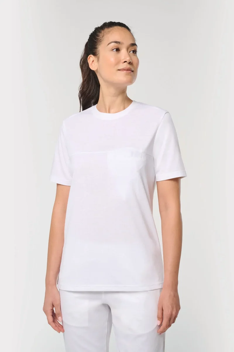 WK300 - T-shirt de cuisine respirant unisexe