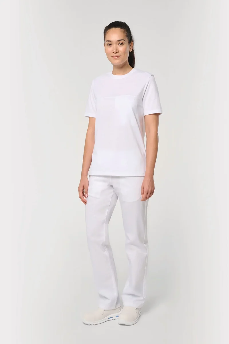 WK300 - T-shirt de cuisine respirant unisexe