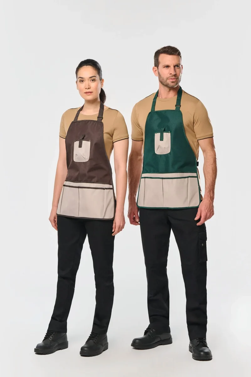 WK840 - Tablier de jardinier imperméable écoresponsable unisexe
