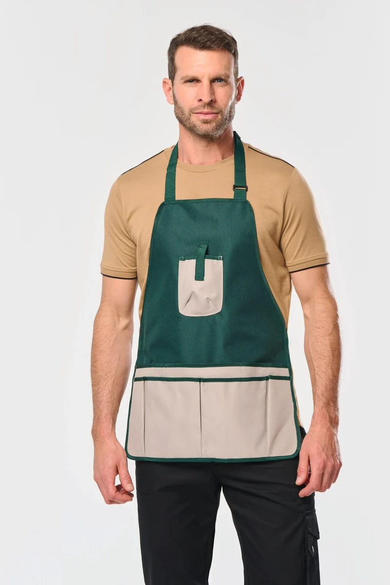 WK840 - Tablier de jardinier imperméable écoresponsable unisexe