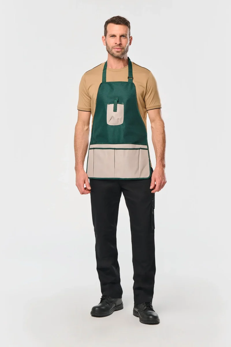 WK840 - Tablier de jardinier imperméable écoresponsable unisexe