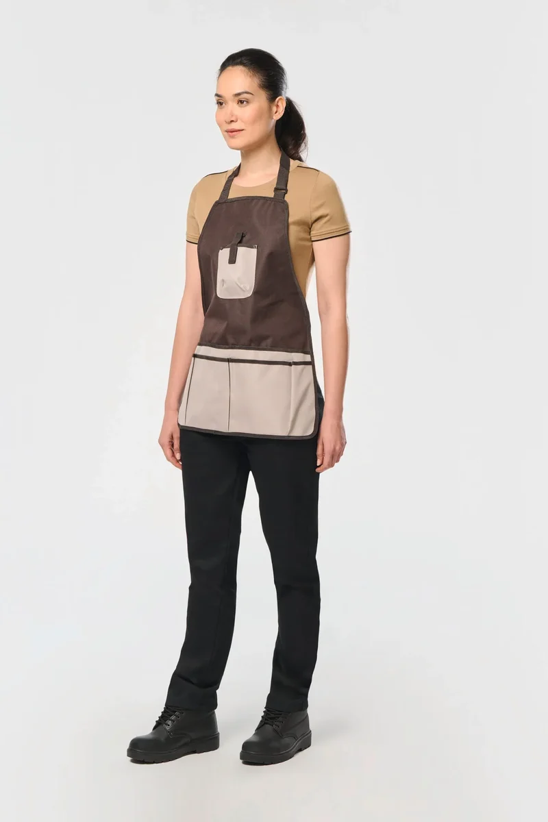 WK840 - Tablier de jardinier imperméable écoresponsable unisexe